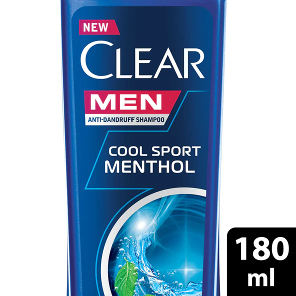 Clear Men Cool Sport Menthol Shampoo 180ml